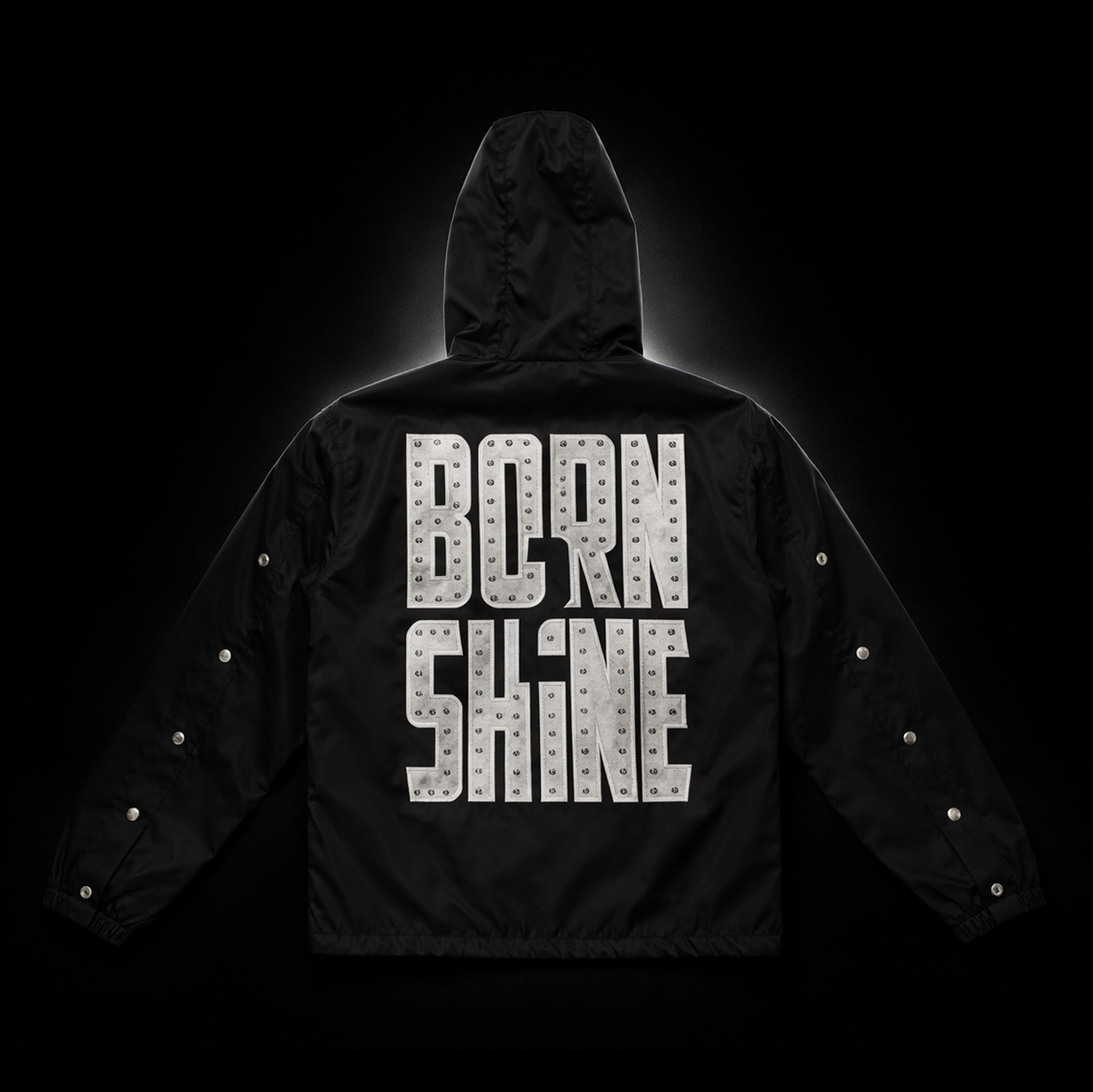 B2S NYLON JACKET - BLACK