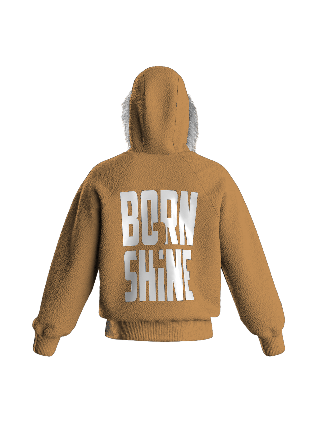 FUR HOODIE - COOKIES