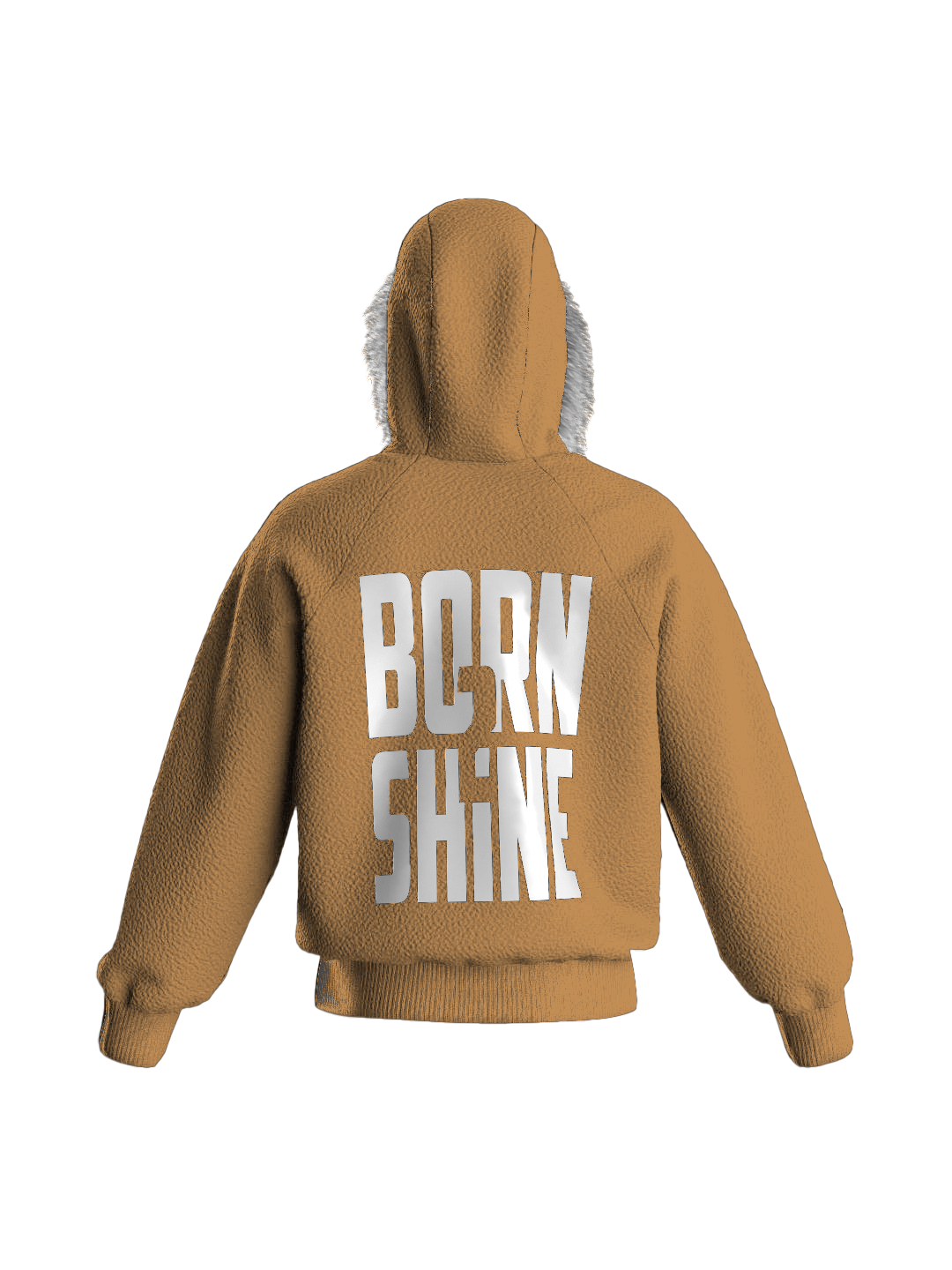 FUR HOODIE - COOKIES