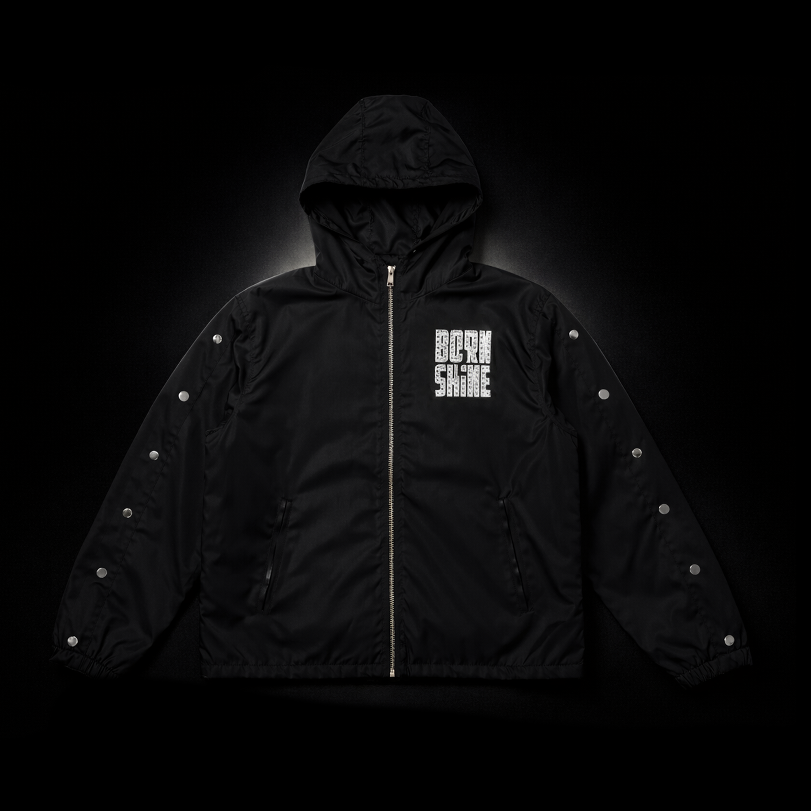 B2S NYLON JACKET - BLACK